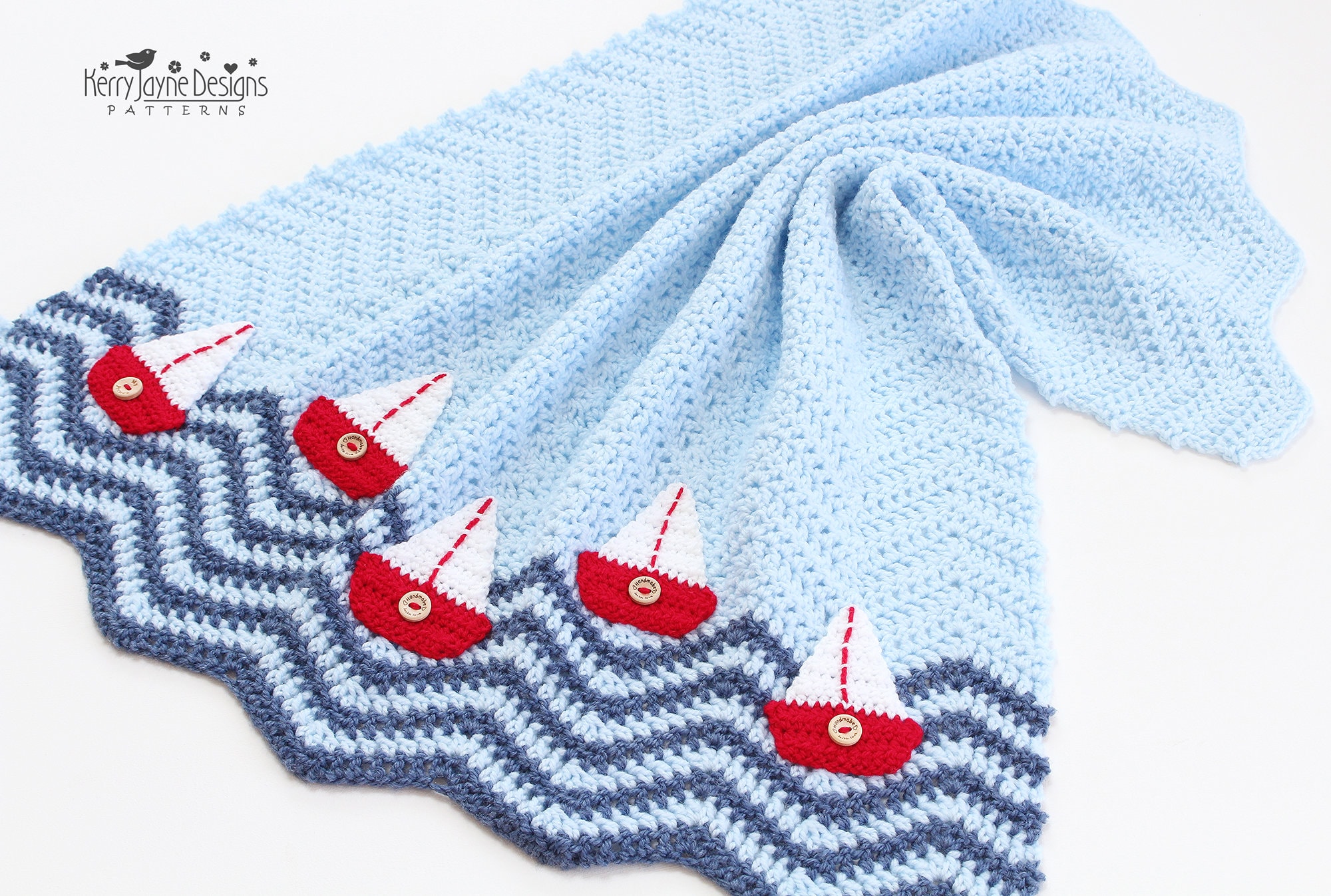 BOAT BLANKET Crochet Pattern Easy to Crochet Baby Blanket Etsy UK