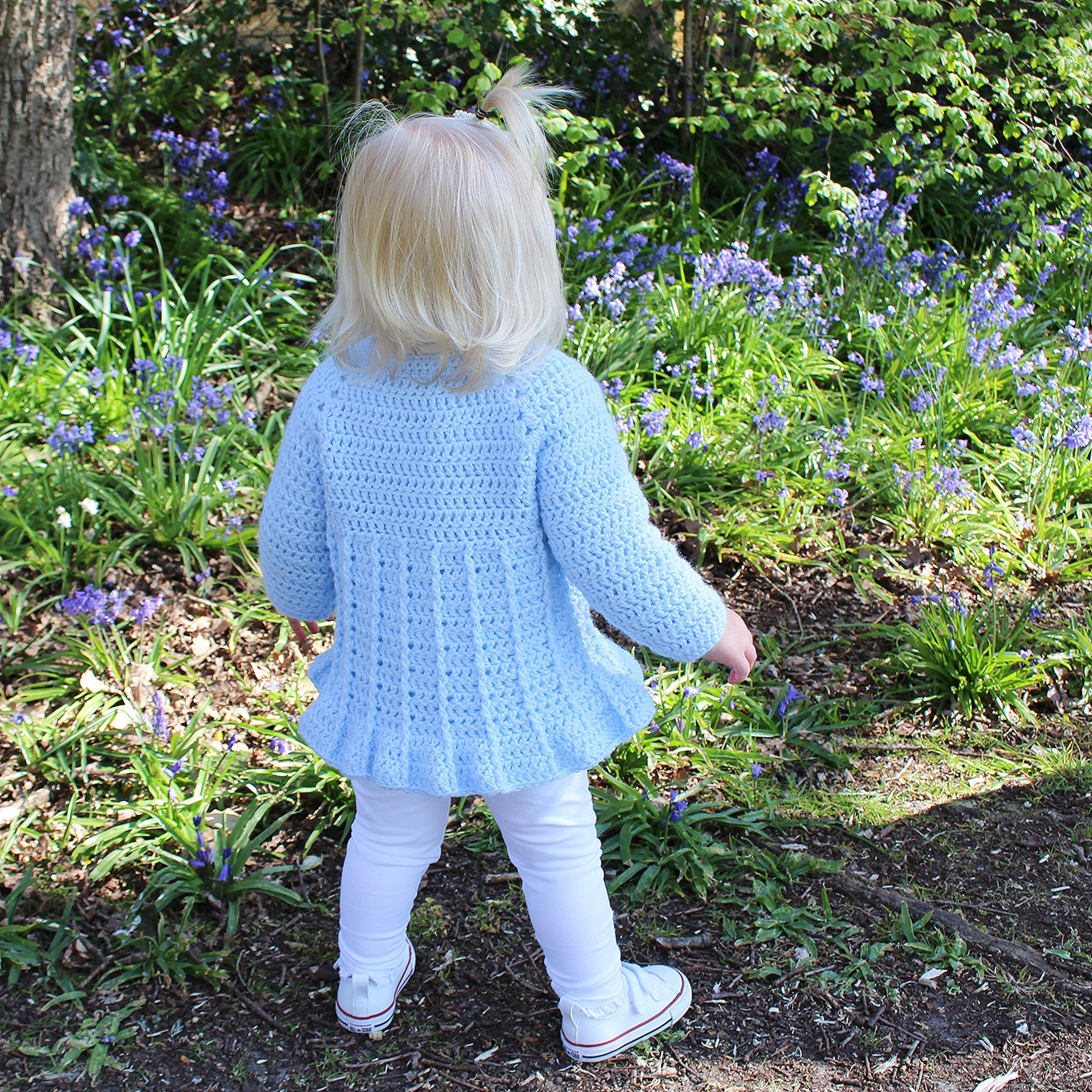 CROCHET CARDIGAN PATTERN - Little Bell Cardie - Crochet Pattern 