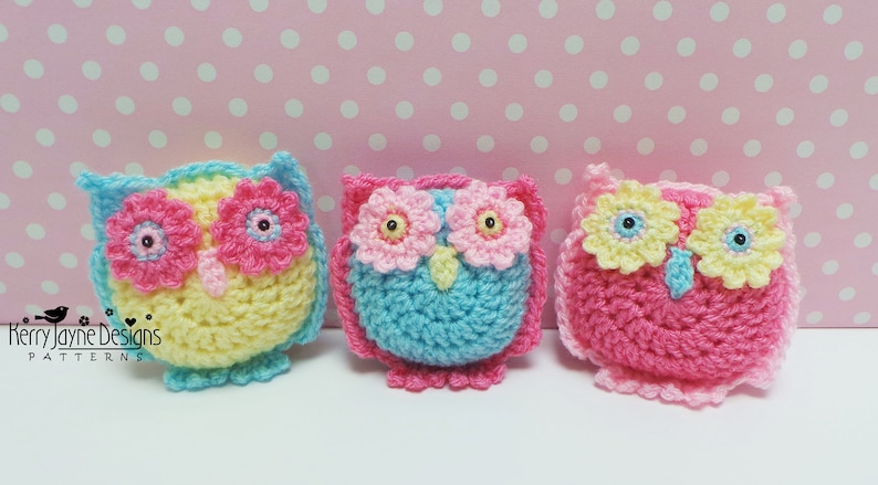 KERRY'S OWL BASKET and Owlets Crochet Pattern Crochet Amigurumi Owls Pattern A Basket full of Owlets Owl Toy Crochet Pattern and Tutorial image 4