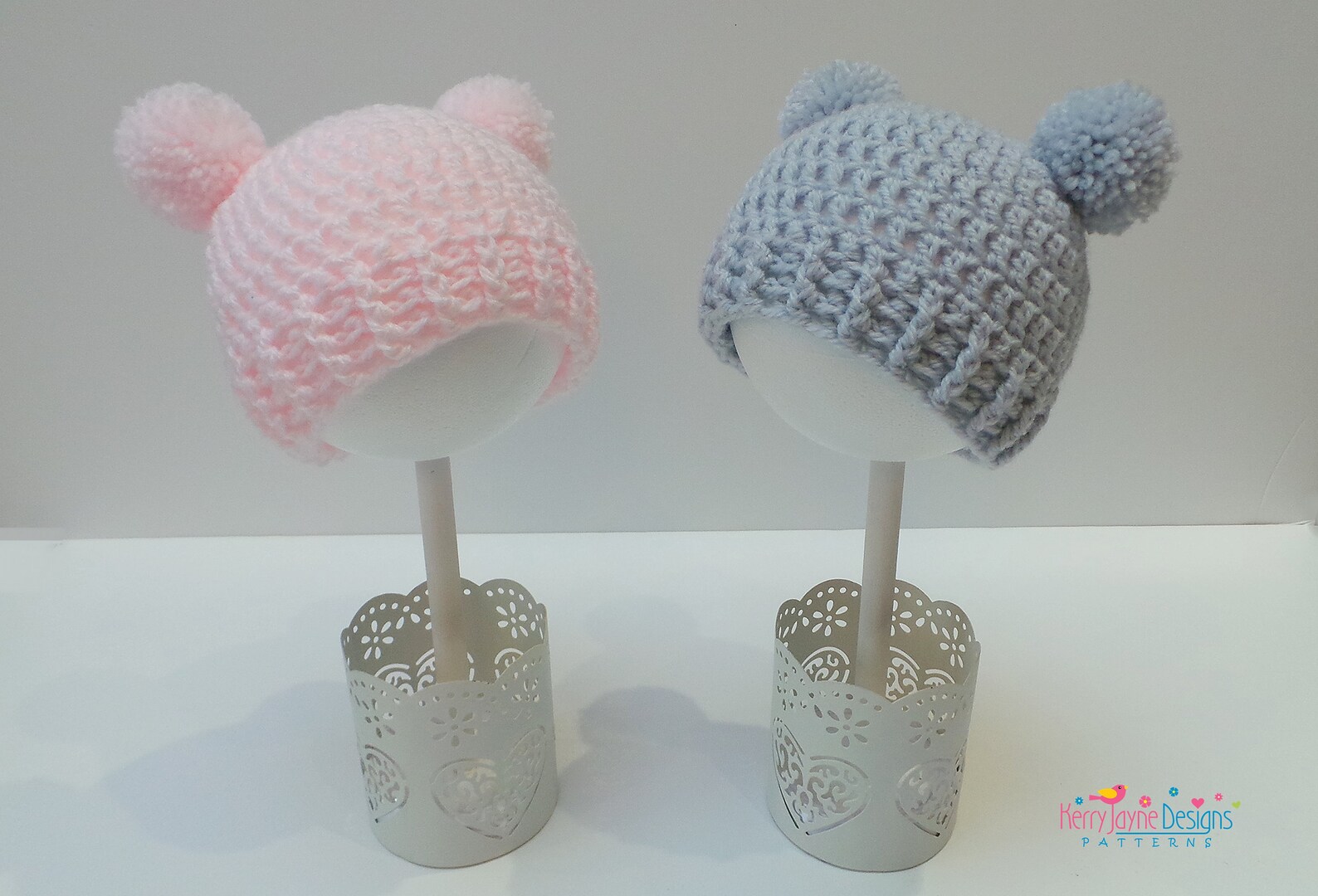 Pom Pom Hat Crochet Pattern My First Pom Pom Hat Crochet Etsy