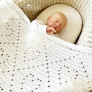 Heart Baby Blanket Crochet Pattern
