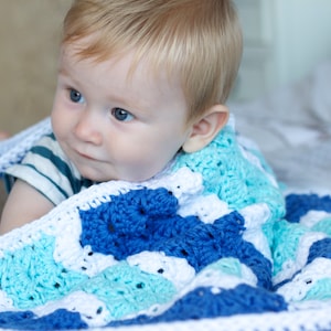 CROCHET BLANKET PATTERN by Kerry Jayne Cotton Blanket Pattern, Shells ...