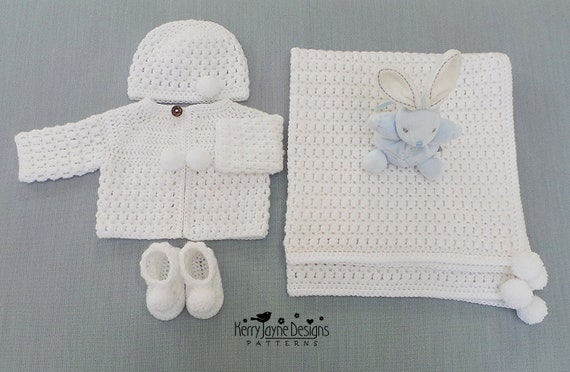 Baby Blanket Crochet Pattern Bobtail Blanket Beautiful Photo Etsy Uk