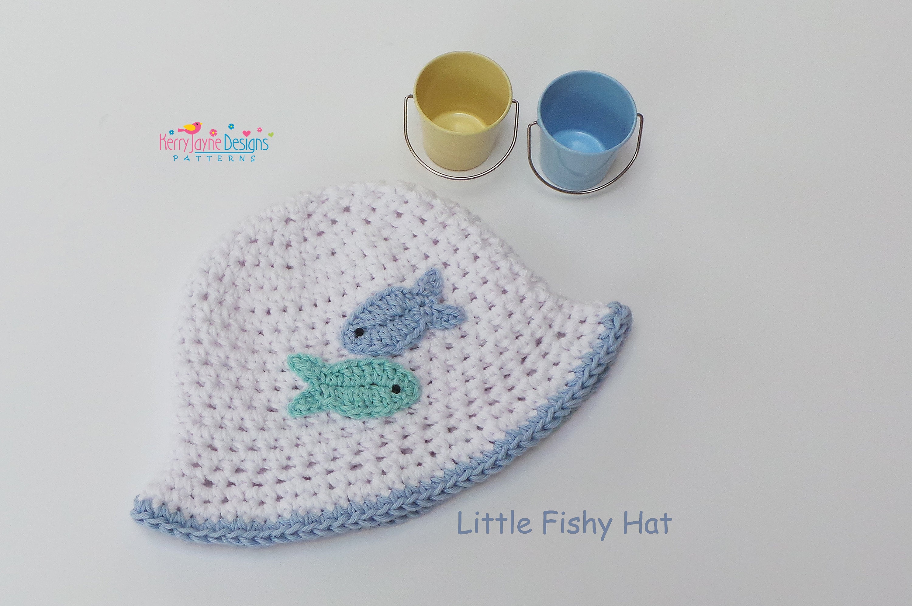 Little Fishy HAT Crochet Pattern Summer Hat