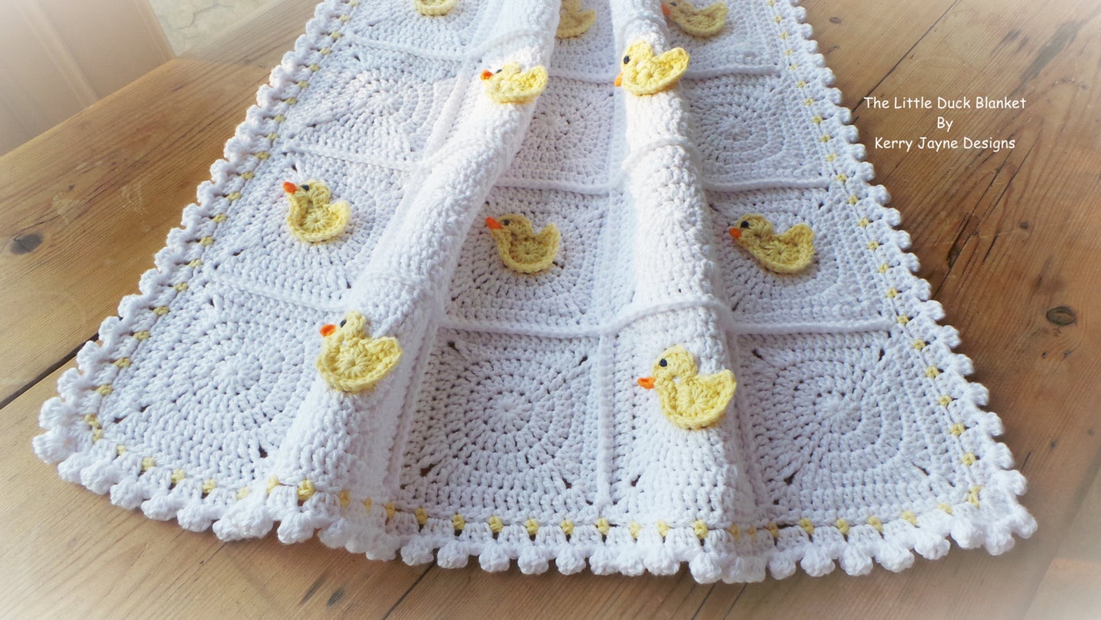 CROCHET Pattern Little Duck Blanket Baby Blanket Pattern Etsy