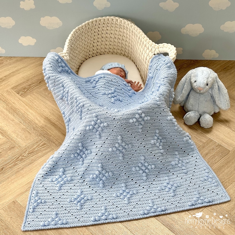 Star Graphghan Once Upon a Star Crochet Blanket Pattern, Christening, Baptism, Special ...