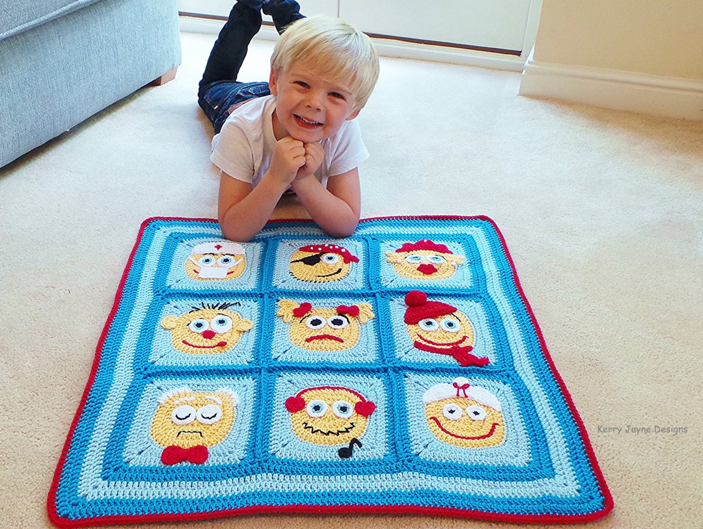 How To Crochet A Straight Granny Square – Kerry Jayne Designs Ltd