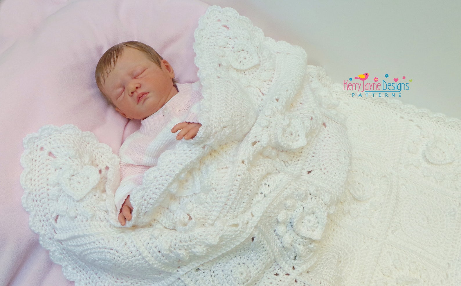 PURE LOVE Crochet Blanket Pattern Crochet Heart Blanket Etsy