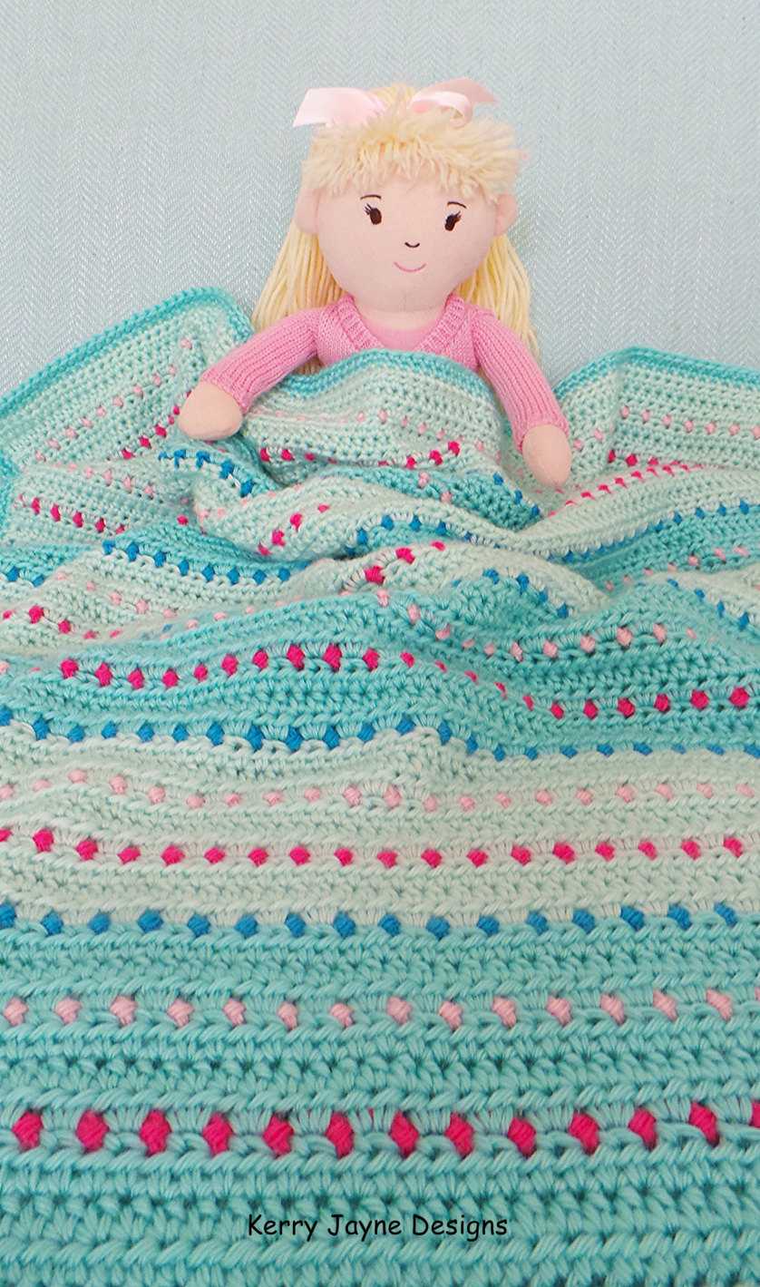 Dinky Dot Crochet Blanket Pattern Baby blanket pattern baby blanket crochet pattern Easy crochet pattern Instant download crochet Pattern image 3