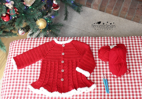 CROCHET PATTERN Santa Bell Coat 