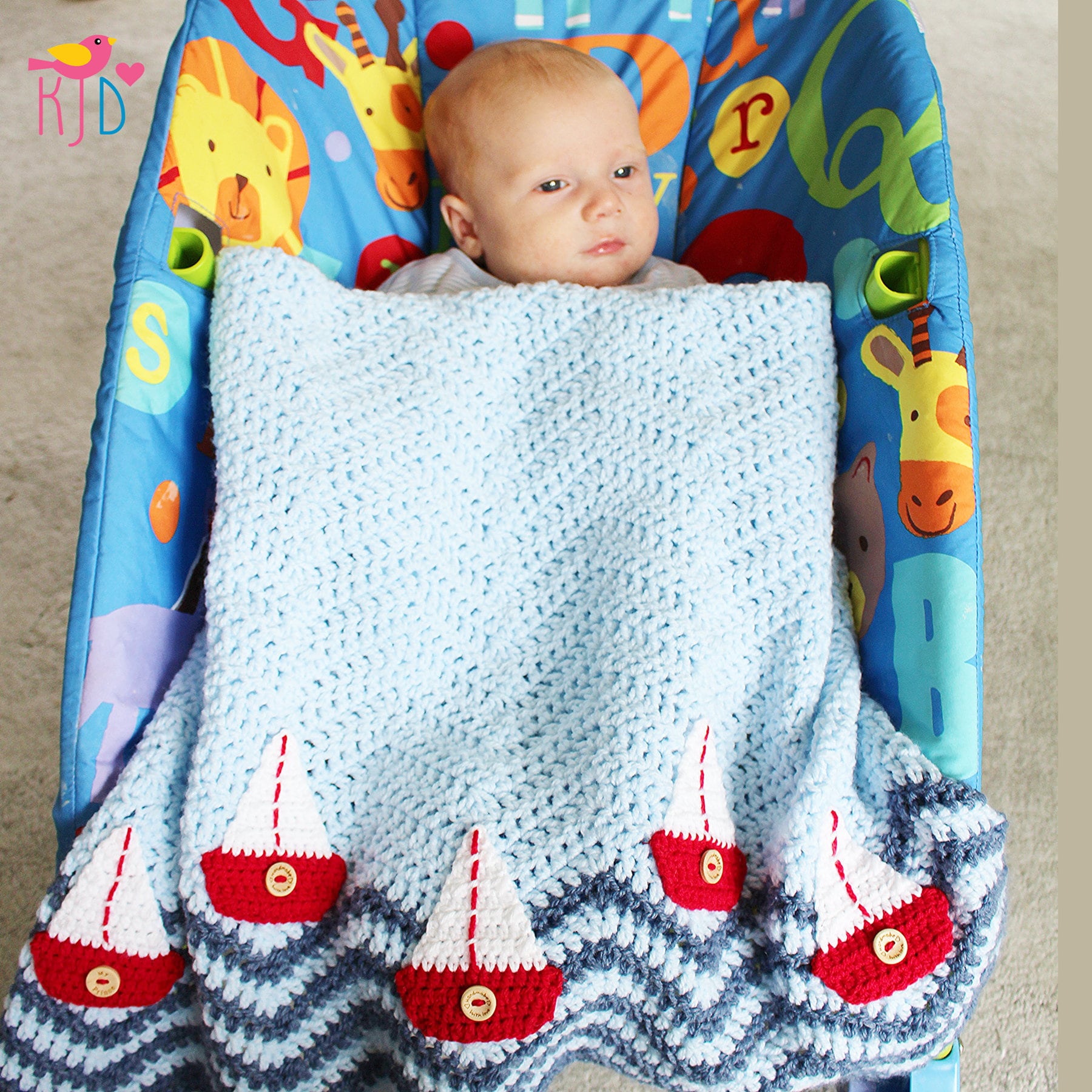 BOAT BLANKET Crochet Pattern Easy to Crochet Baby Blanket Etsy UK
