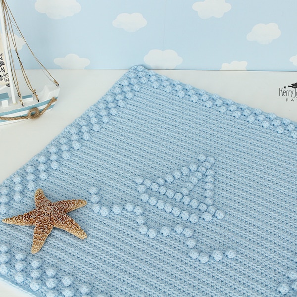 SHIP AHOY CROCHET Blanket Pattern - Includes Photo tutorial, Graphghan to follow, Step by step instructions, Fabulous photos, Stitch guide.