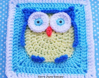 Crochet Hexagon Crochet Owl Baby Blanket Pattern Free OWL BABY