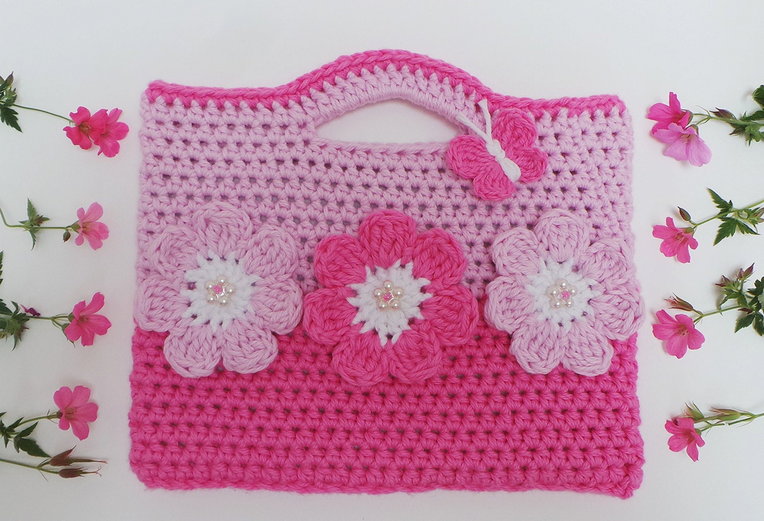 CROCHET Bag Pattern by Kerryjaynedesigns Girls Crochet Bag Etsy UK