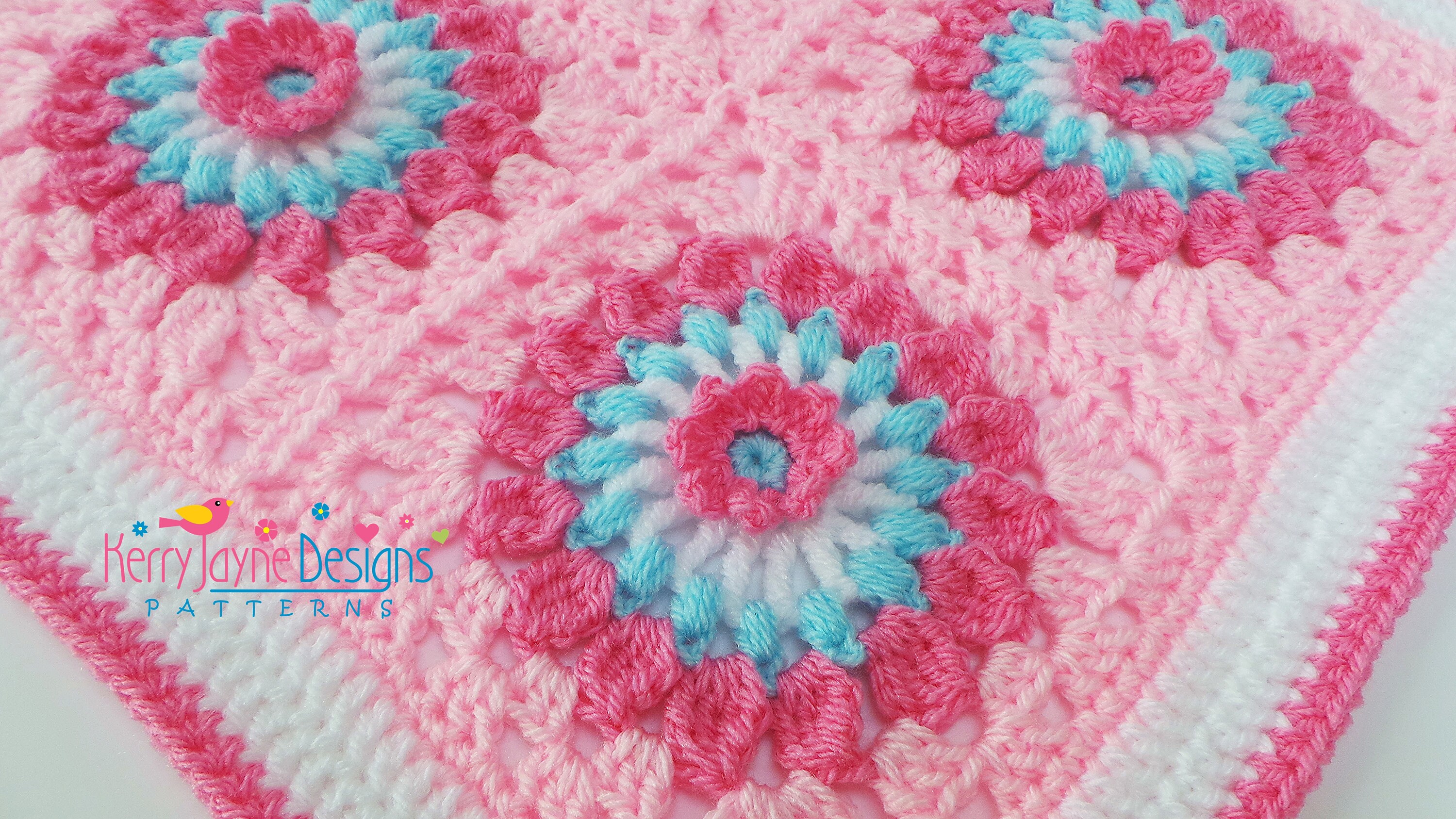 AMAZING DAISY CROCHET Blanket Pattern Granny Square Blanket | Etsy