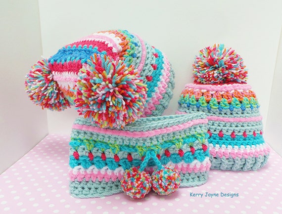 CROCHET HAT PATTERN the Inca Hats 