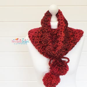 COWL CROCHET PATTERN By Kerry Jayne Designs Crochet Cowl Pattern Crochet scarf pattern Crochet Snood pattern Crochet pattern Pdf Pattern Uk