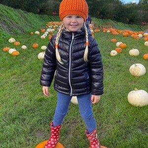 Pumpkin Hat Crochet Pattern, Halloween Crochet Hat, Baby to Adult, 6 Sizes, UK USA Terms, PDF Pattern image 9