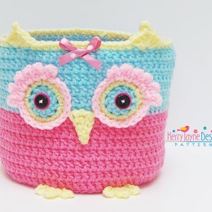 KERRY'S OWL BASKET and Owlets Crochet Pattern Crochet Amigurumi Owls Pattern A Basket full of Owlets Owl Toy Crochet Pattern and Tutorial image 6