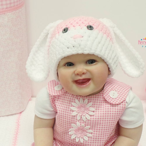 Baby Bunny Hat Knitting Pattern Etsy