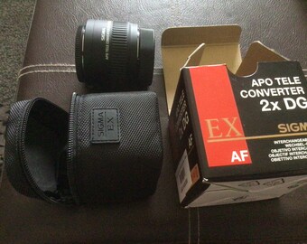 Ex AF APO Tele Converter 2x DG Nikon F Fit Used