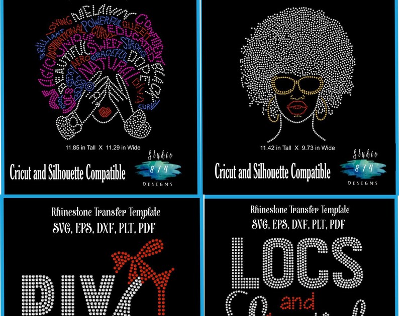 Diva Rhinestone Template MEGA Bundle SVG Download - 37 ...