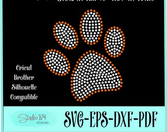Clemson Paw Svg Etsy