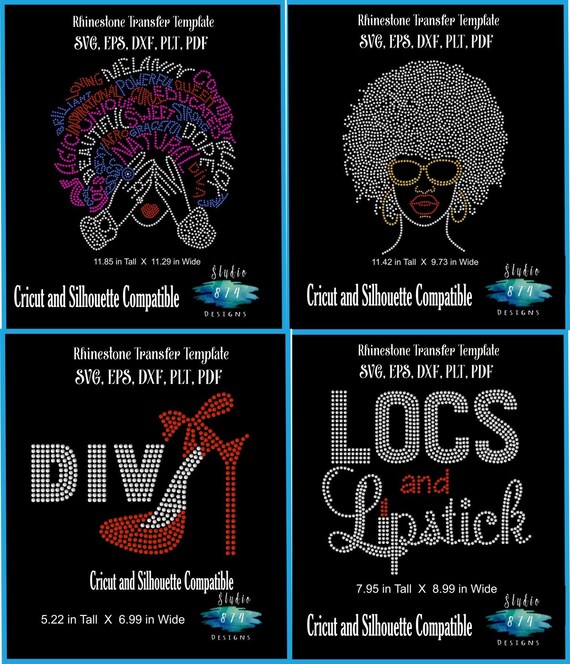 Download Diva Rhinestone Template Mega Bundle Svg Download 37 Designs Etsy