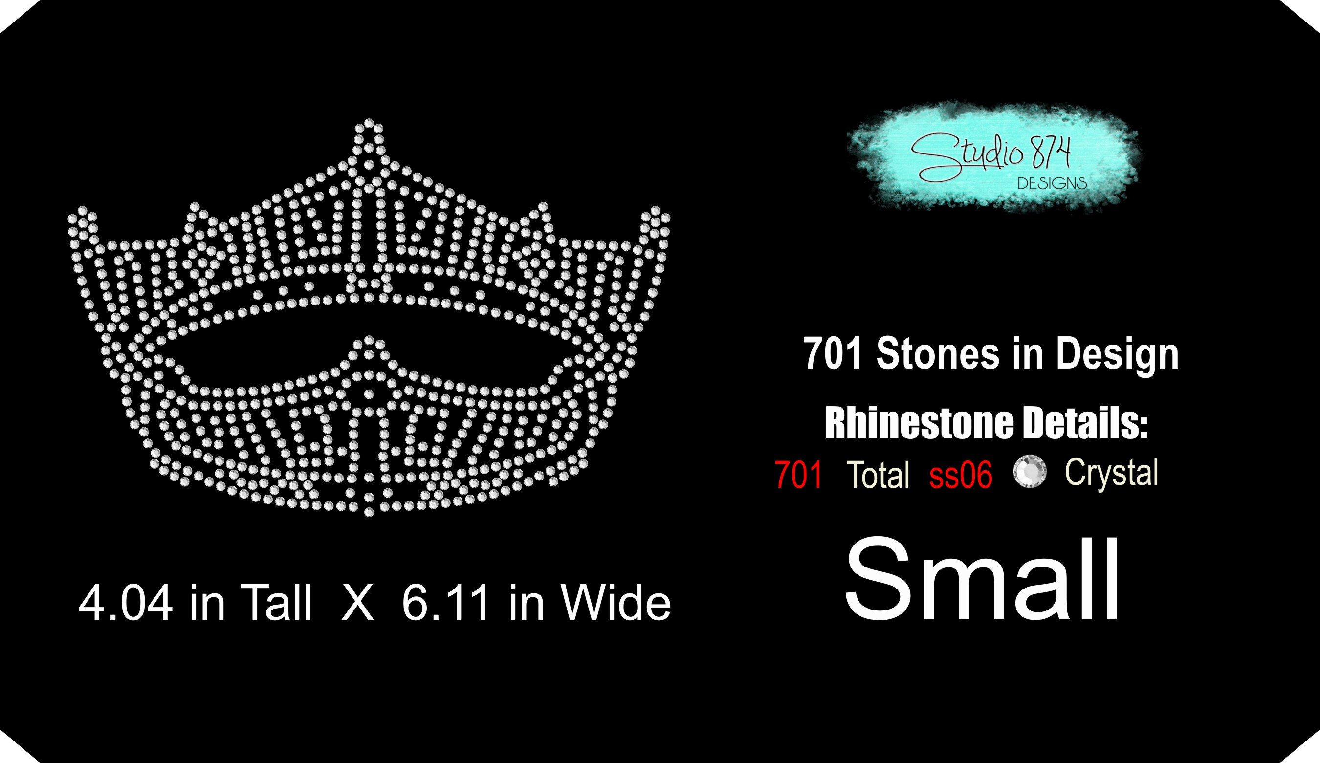 Miss America Crown Rhinestone Template (svg, Eps, Dxf, Png, Pdf ...