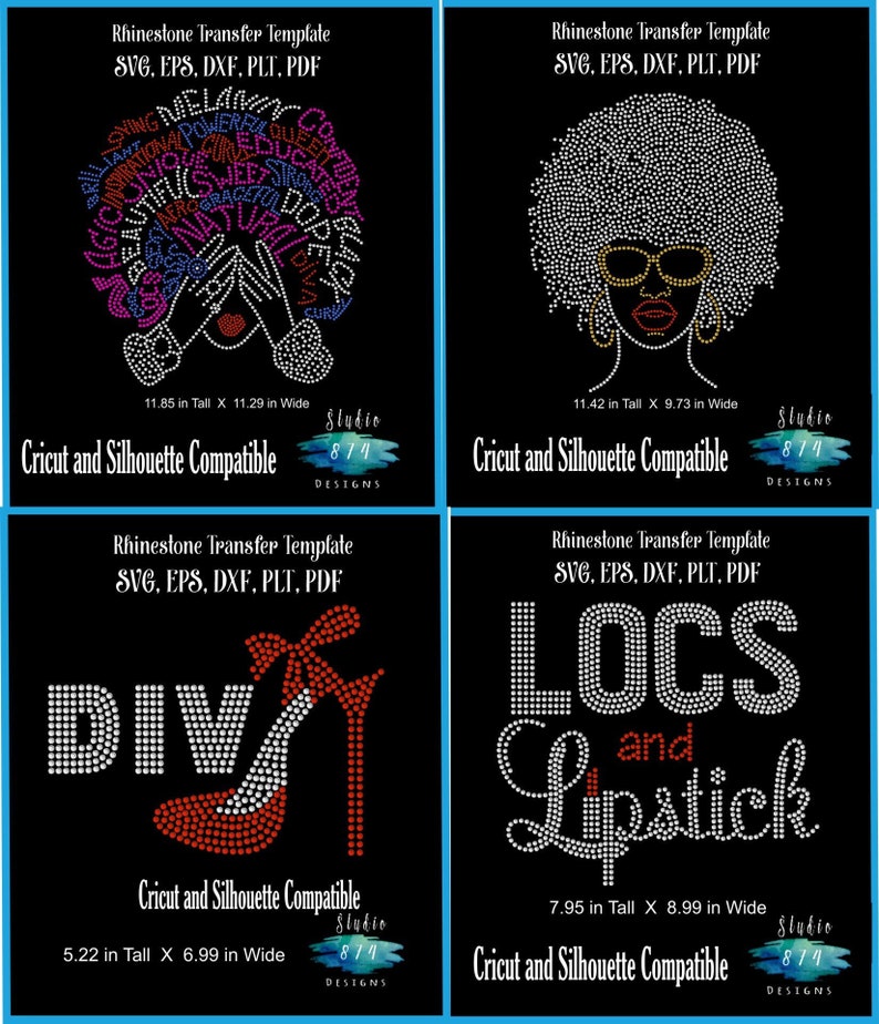 Download Diva Rhinestone Template MEGA Bundle SVG Download - 37 designs included - A Rhinestone Design