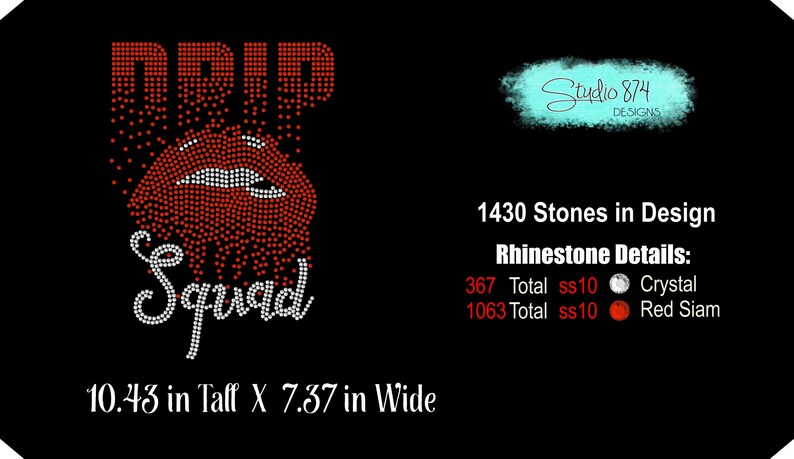 Download Birthday Drip Squad Rhinestone Instant Download SVG EPS | Etsy