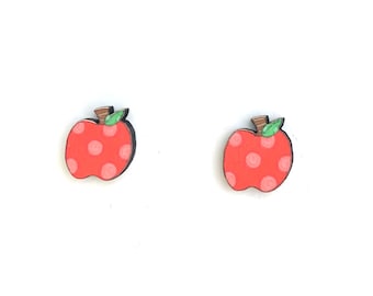 Apple Stud Earring