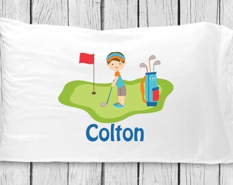 pc127 Golfer Pillowcase