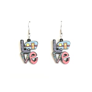 Love Camping Earring