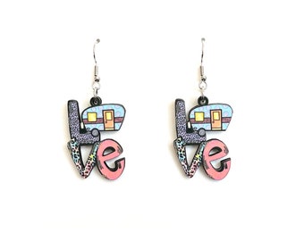 Love Camping Earring