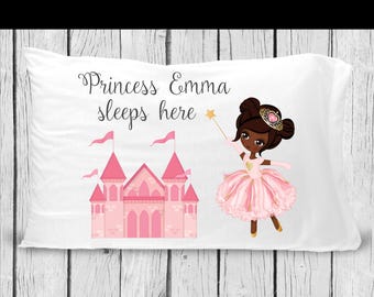 Dark Skin Princess Pillowcase
