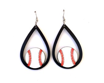 cer45 Baseball Earring