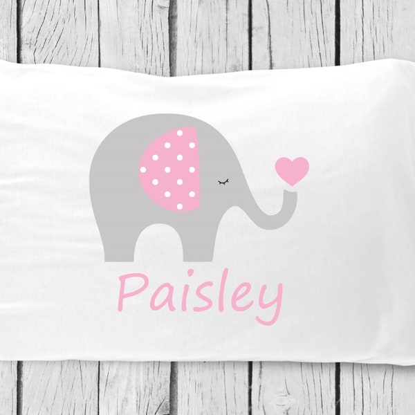 Elephant Pillowcase Etsy