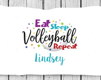pc139 Personalized Volleyball Pillowcase
