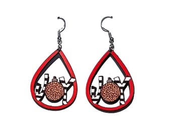 Joy to the World Earring - Leopard