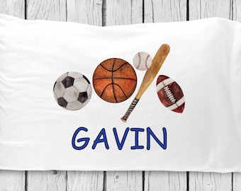 pc231 Watercolor Sports Pillowcase