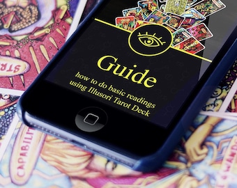 Illusori Tarot Gids, Beginners, Spirituele Tarot Lezen tien spreads gids, 78 Alchemy Tarot Kaarten bundel, Waarzeggerij 78 Kaarten Deck kit