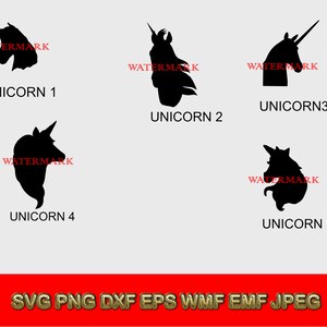 Unicorn Svg, unicorn png, unicorn head image, unicorn face, digital bundle