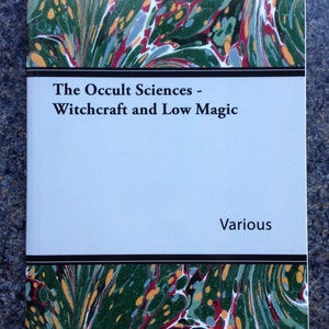 A book on The Occult Sciences Witchcraft and Low Magic image 1