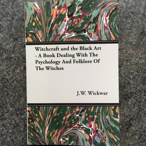 Witchcraft Black Art Folklore Psychology Book 1925 Spells Magic Vampires Witches