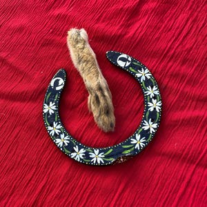 A Wild English Hare's Foot Lucky Charm