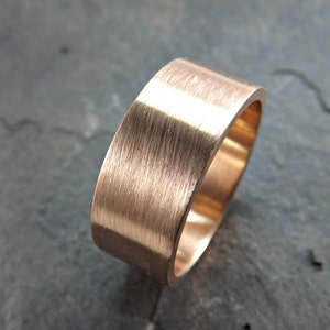 elegant bronze ring, cool mens ring bronze, rustic mens ring, modern bronze ring, personalized mens band, bronze anniversary gift handmade