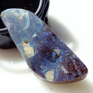 Boulder opal pendant, Australian opal necklace, Boulder opal necklace mens opal pendant, anniversary gift for men, mens jewelry for him