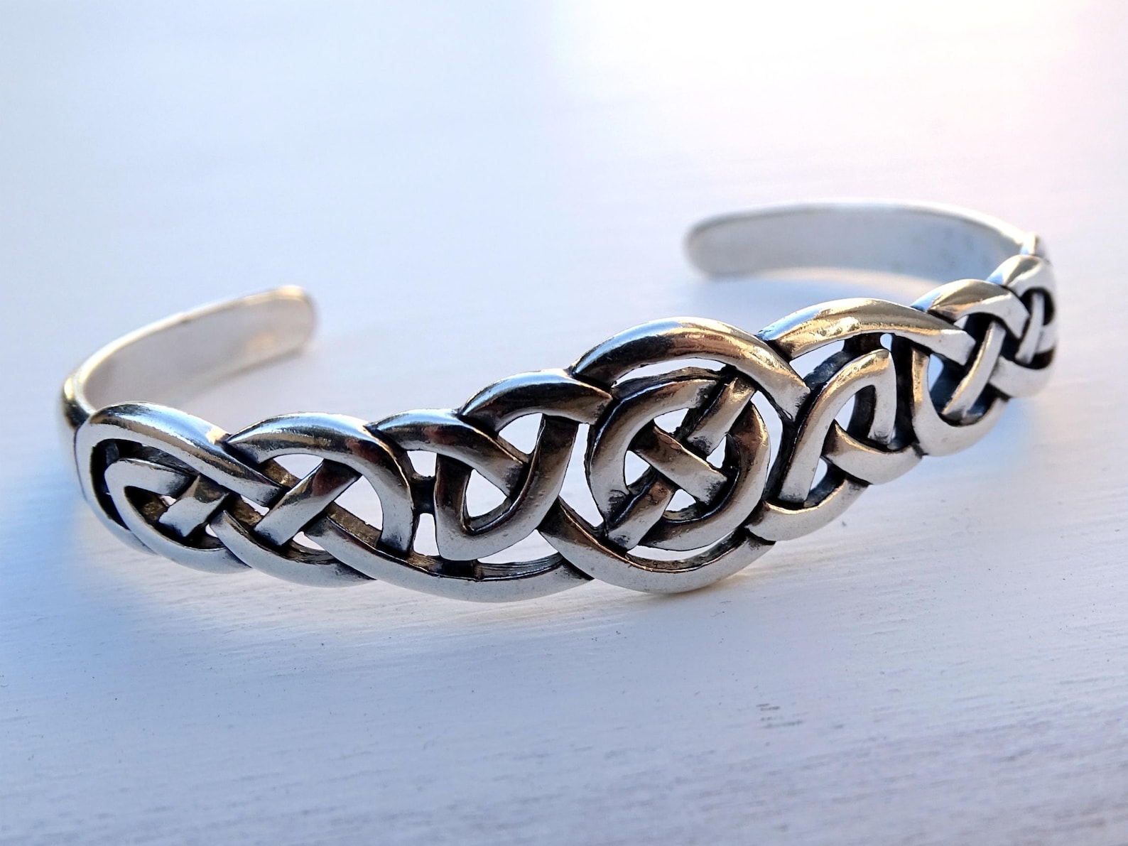 Celtic knot bracelet silver Clearance