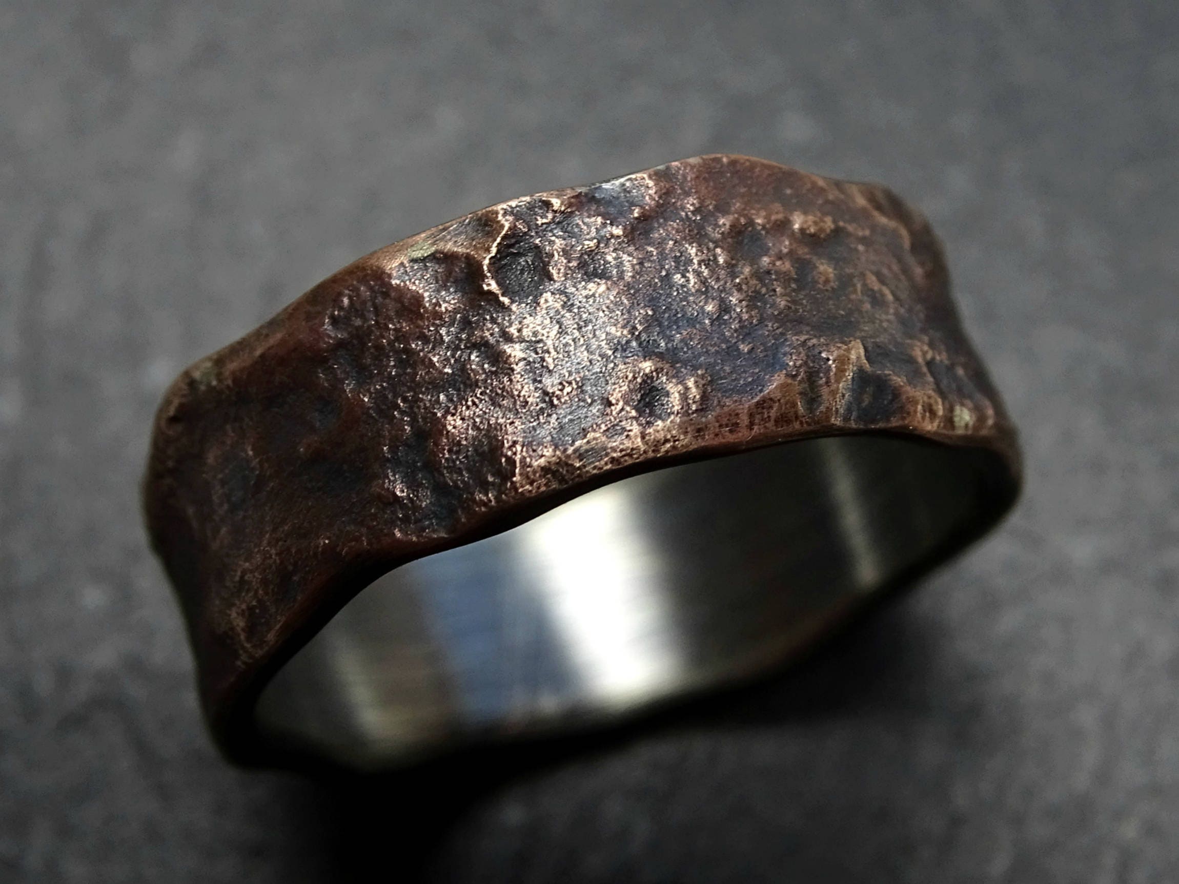 Buy Bronze Rings for Men by Yellow Chimes Online | Ajio.com